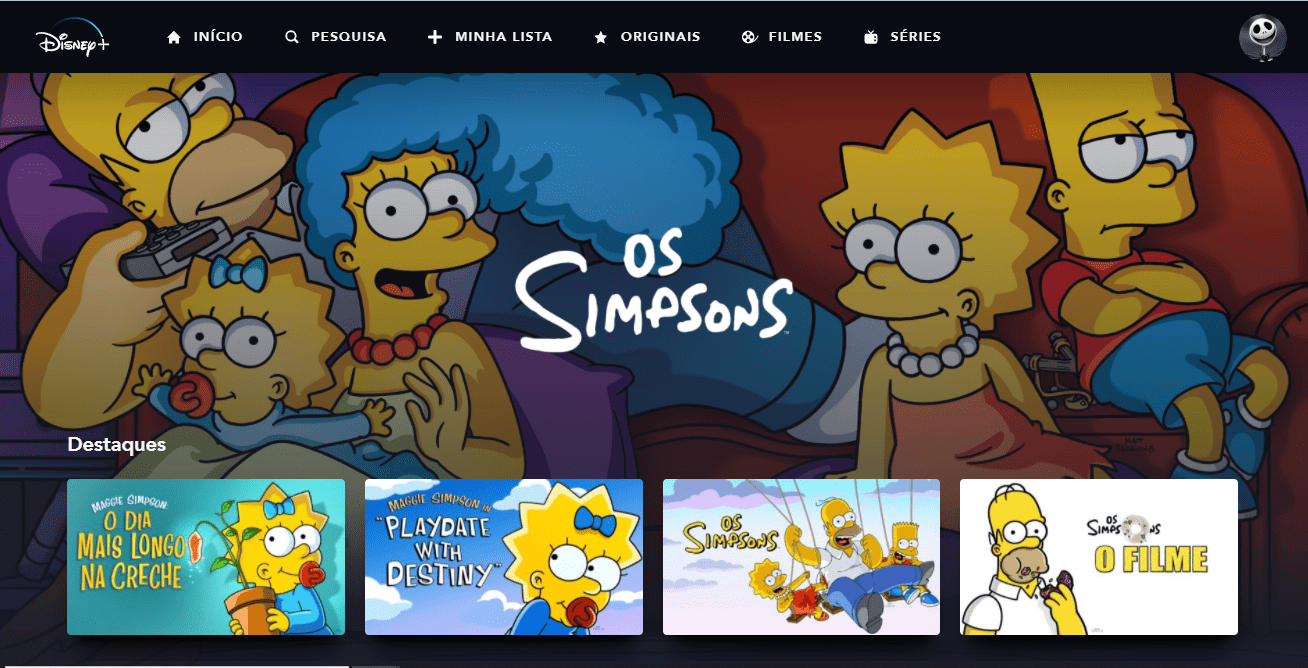 Coleção de Os Simpsons no Disney Plus