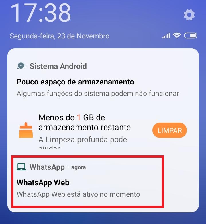 Como desativar a notificação do Android