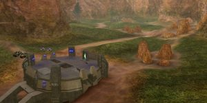 Modo de jogo de Fortnite em mapa clássico de Halo
