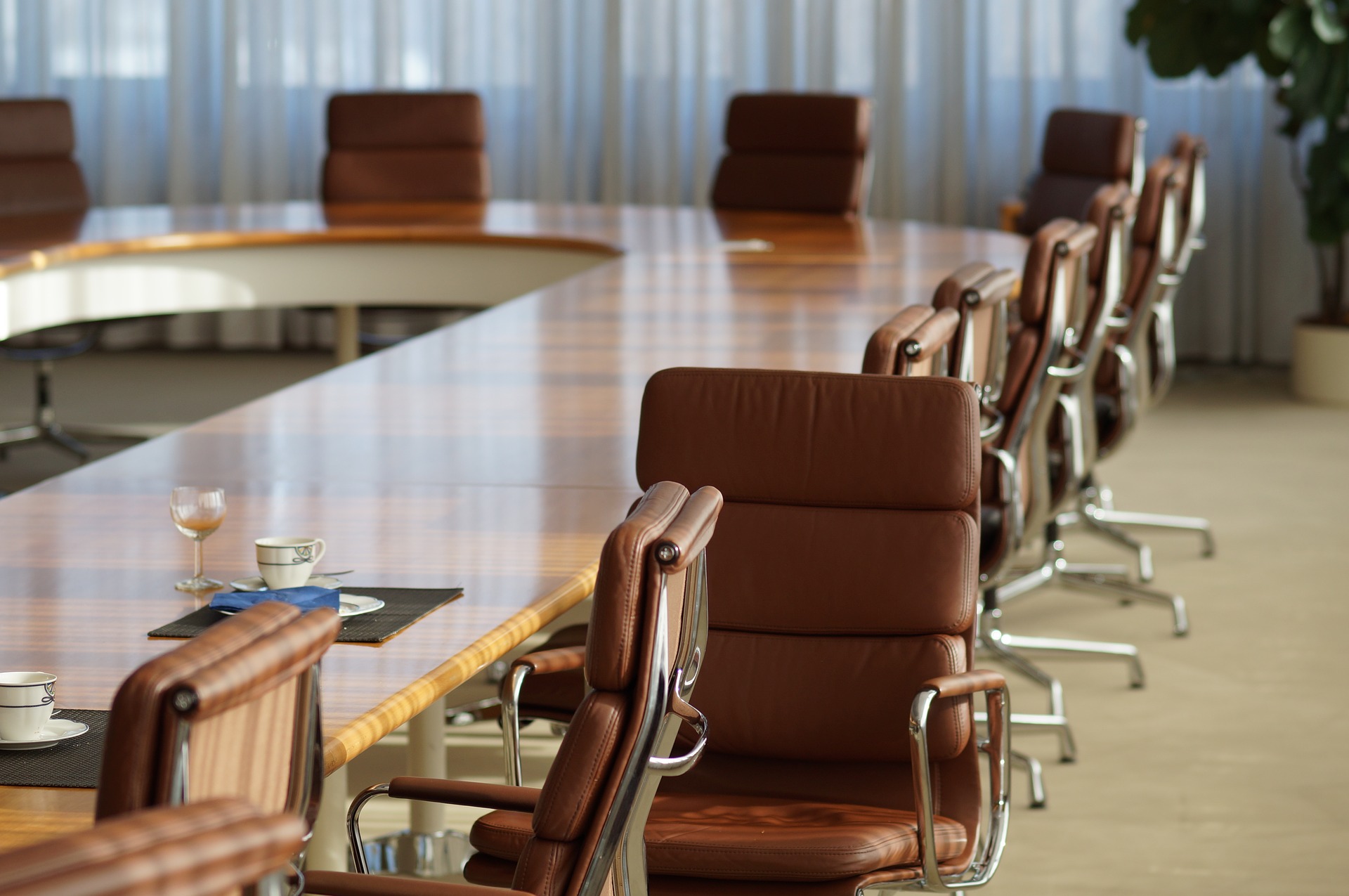 Sala de reunião vazia