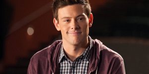 Cory Monteith como Finn Hudson na série Glee