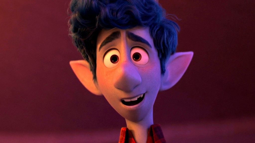 Ian Lightfoot, personagem que Tom Holland dublou em Dois Irmãos: Uma Jornada Fantástica (Imagem: Reprodução/Pixar)
