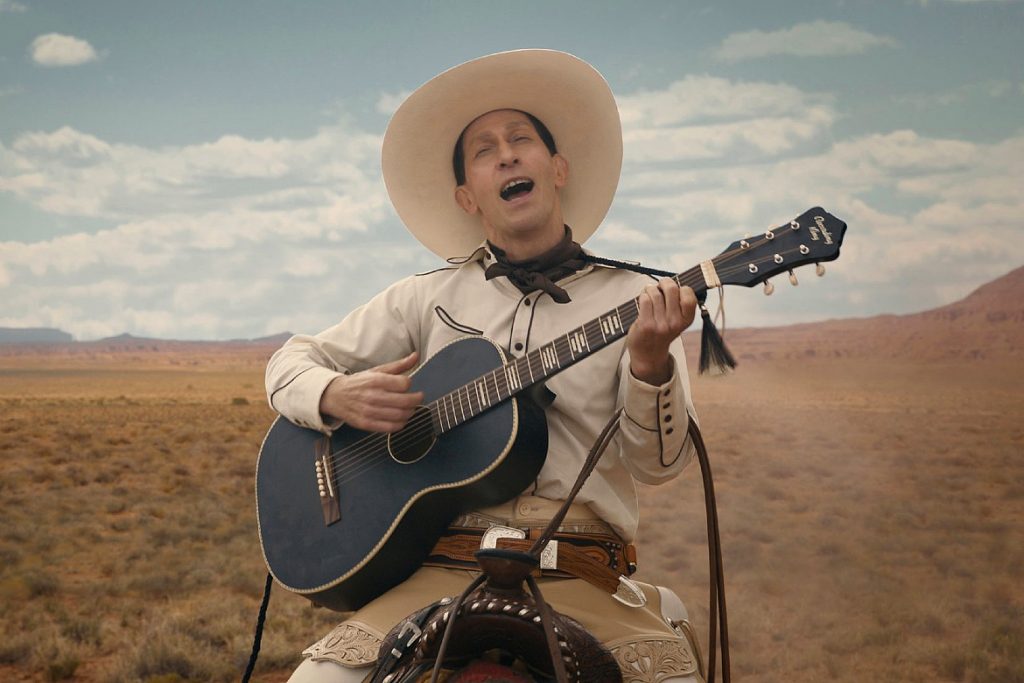 Cena da história The Ballad of Buster Scruggs no filme de mesmo nome (Imagem: Divulgação/Netflix)