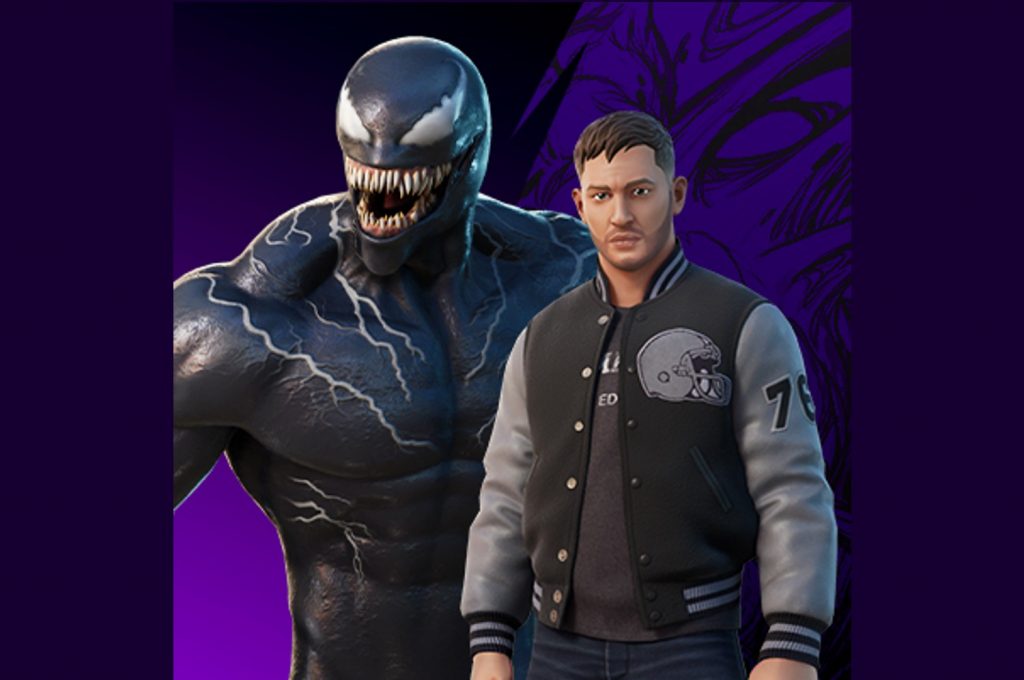 Nova skin de Eddie Brock, o Venom, que está chegando ao Fortnite (Imagem: Reprodução/Reddit | FortniteLeaks)