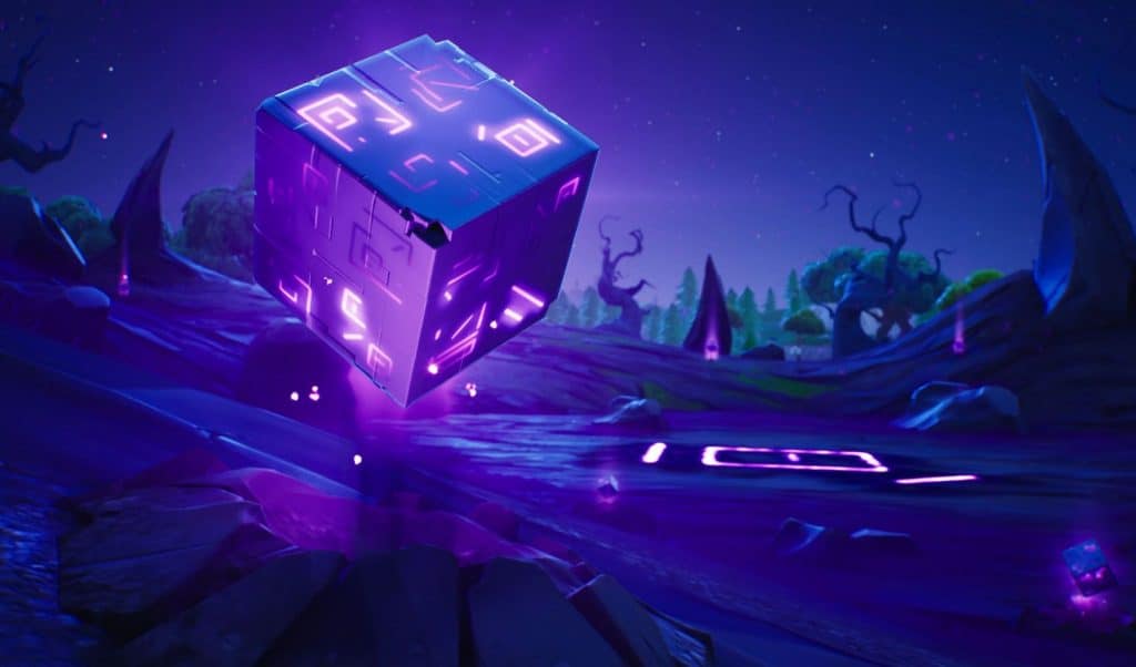 O Cubo Kevin, objeto misterioso presente em boa parte da história do Fortnite (Imagem: Reprodução/Fortnite Fandom)