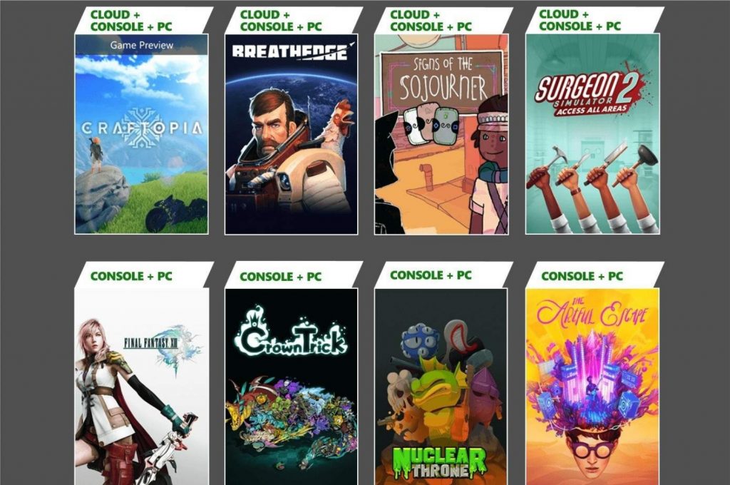 Alguns dos jogos que chegam ao Xbox Game Pass em setembro de 2021 (Imagem: Divulgação/Microsoft | Xbox)