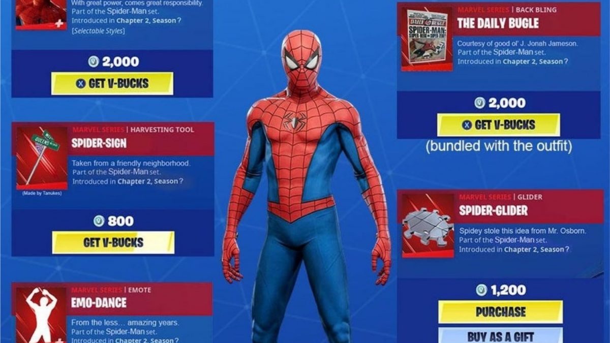 Fortnite revela skin inédita do Homem-Aranha - Canaltech