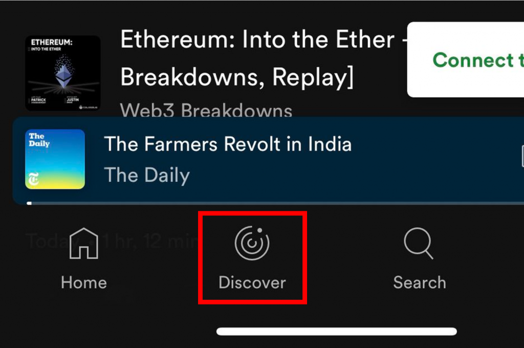Spotify começa a testar o "Discover", um feed vertical de vídeos musicais (Imagem: Reprodução/Twitter | Chris Messina)