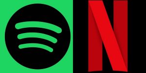 Spotify cria espaço virtual apenas para músicas e podcasts da Netflix (Imagem: Reprodução/Netflix | Spotify)