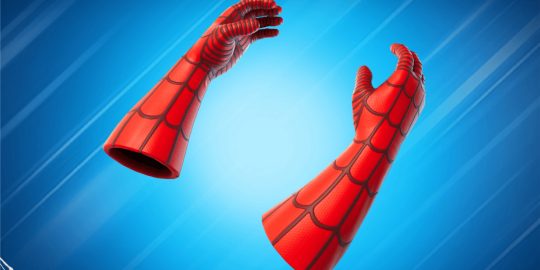 Os novos Lançadores de Teia do Homem-Aranha, disponíveis no mapa do Fortnite (Imagem: Reprodução/Epic Games)