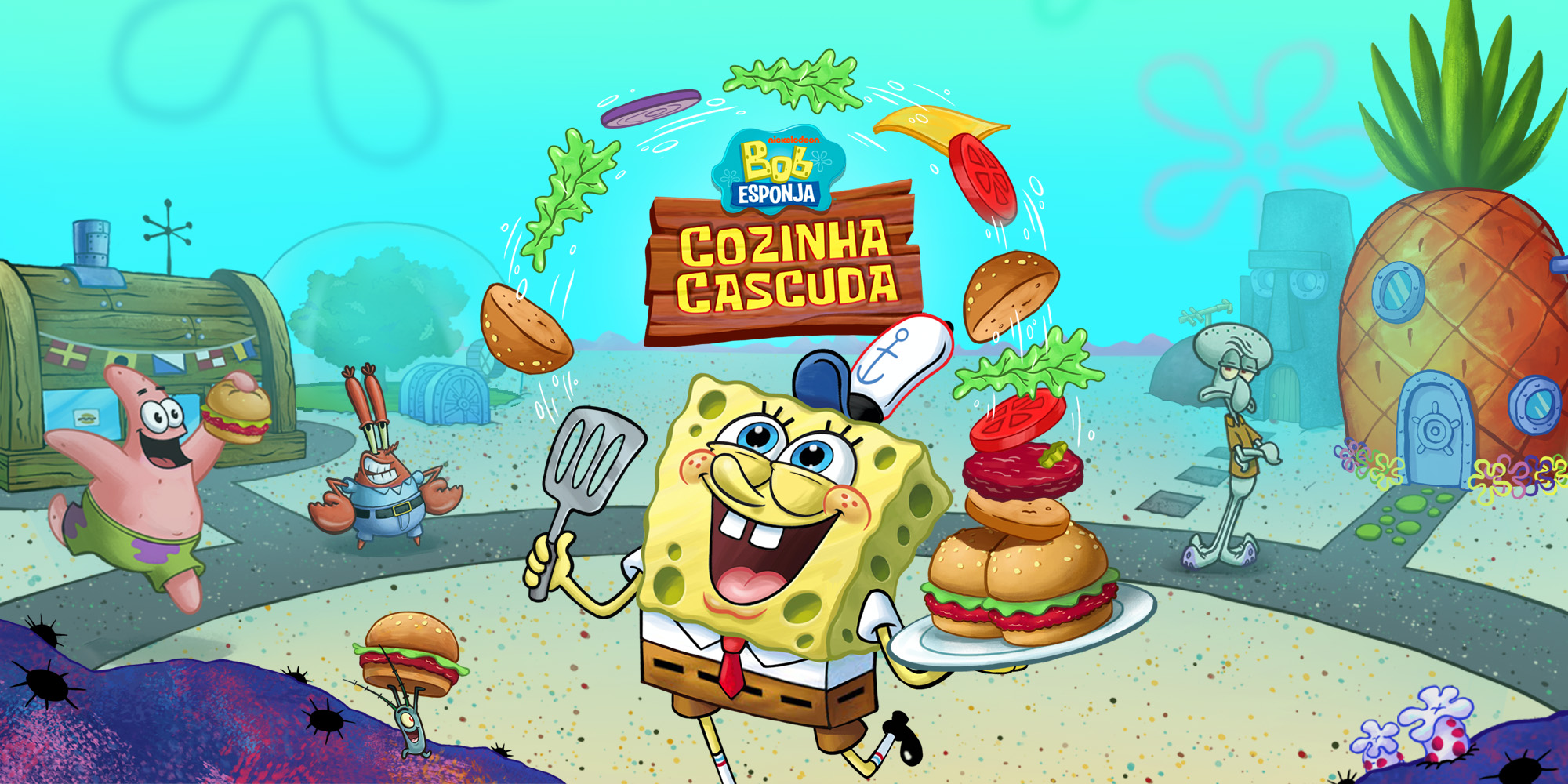 jogos de restaurante bob esponja