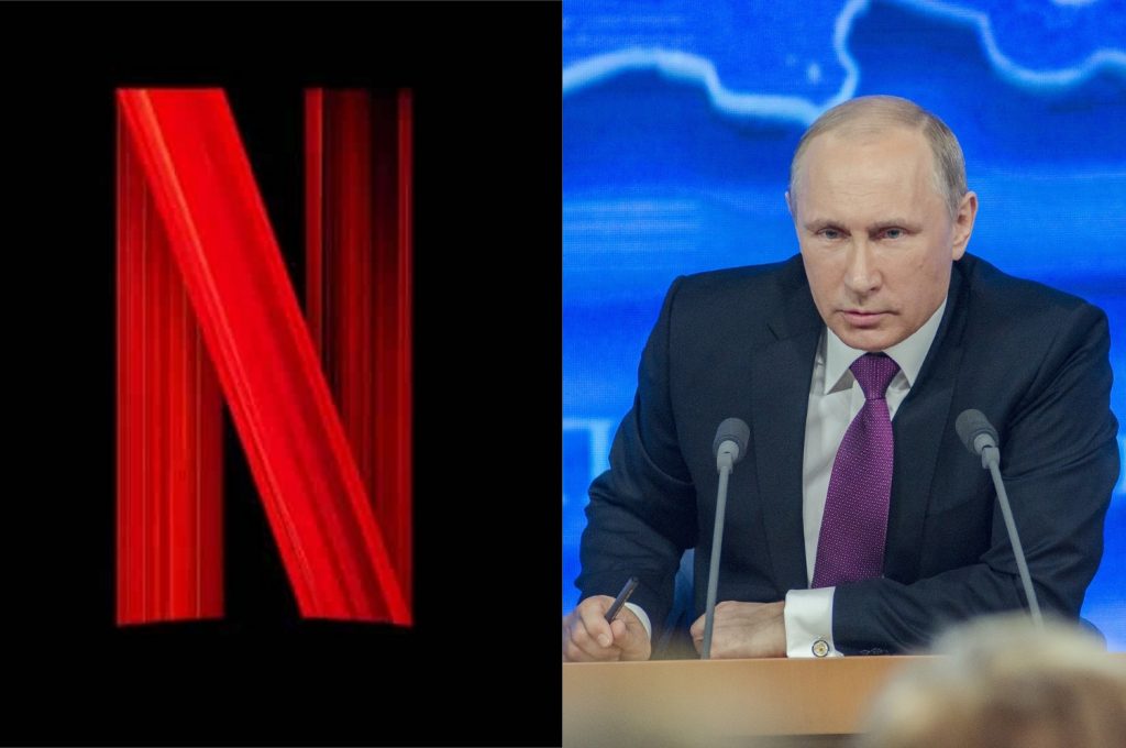 Netflix vai ser obrigada a transmitir canais de TV estatais na Rússia (Imagem: Reprodução/Netflix | Pixabay)