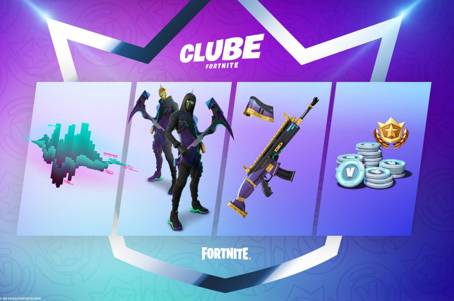 Fortnite Pacote do Clube de Fevereiro