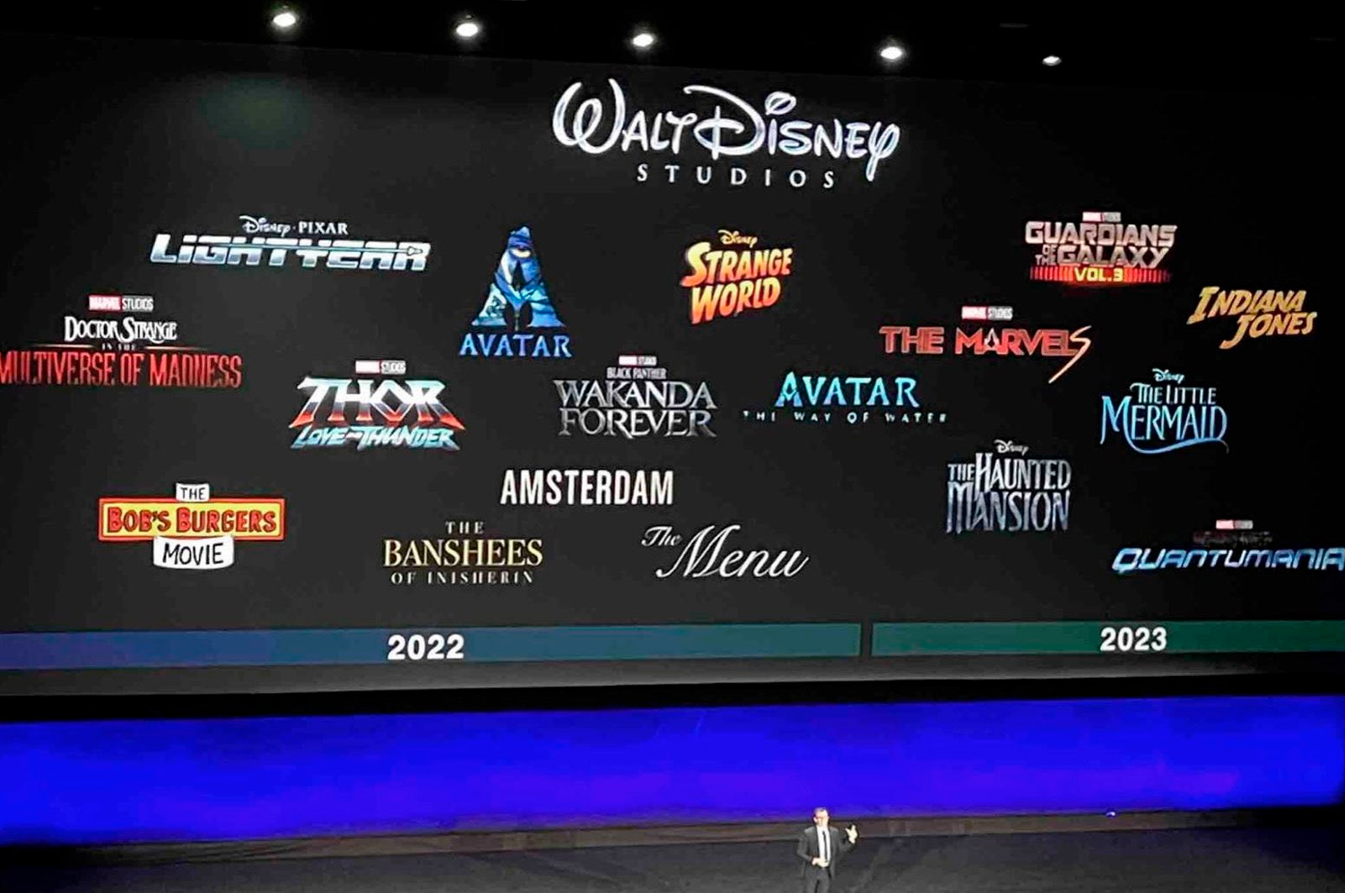 Estúdio divulgou painel com os principais lançamentos futuros do grupo (Imagem: Reprodução/Alamanaque Disney).