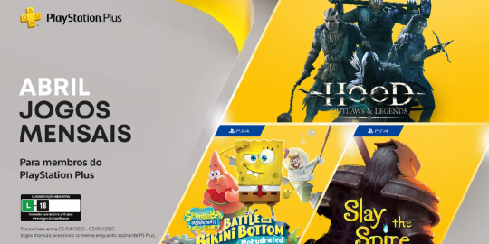PlayStation Conheça os jogos grátis de abril na PlayStation Plus