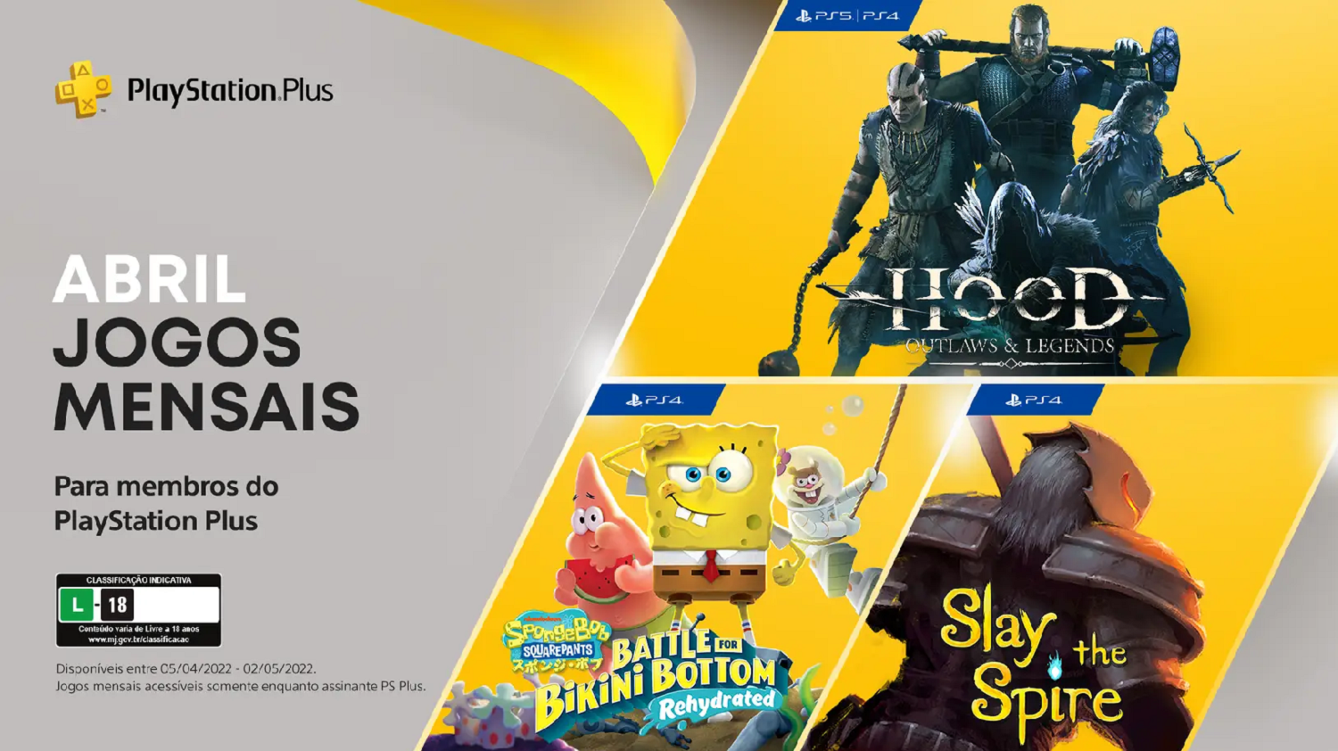 PlayStation Conheça os jogos grátis de abril na PlayStation Plus