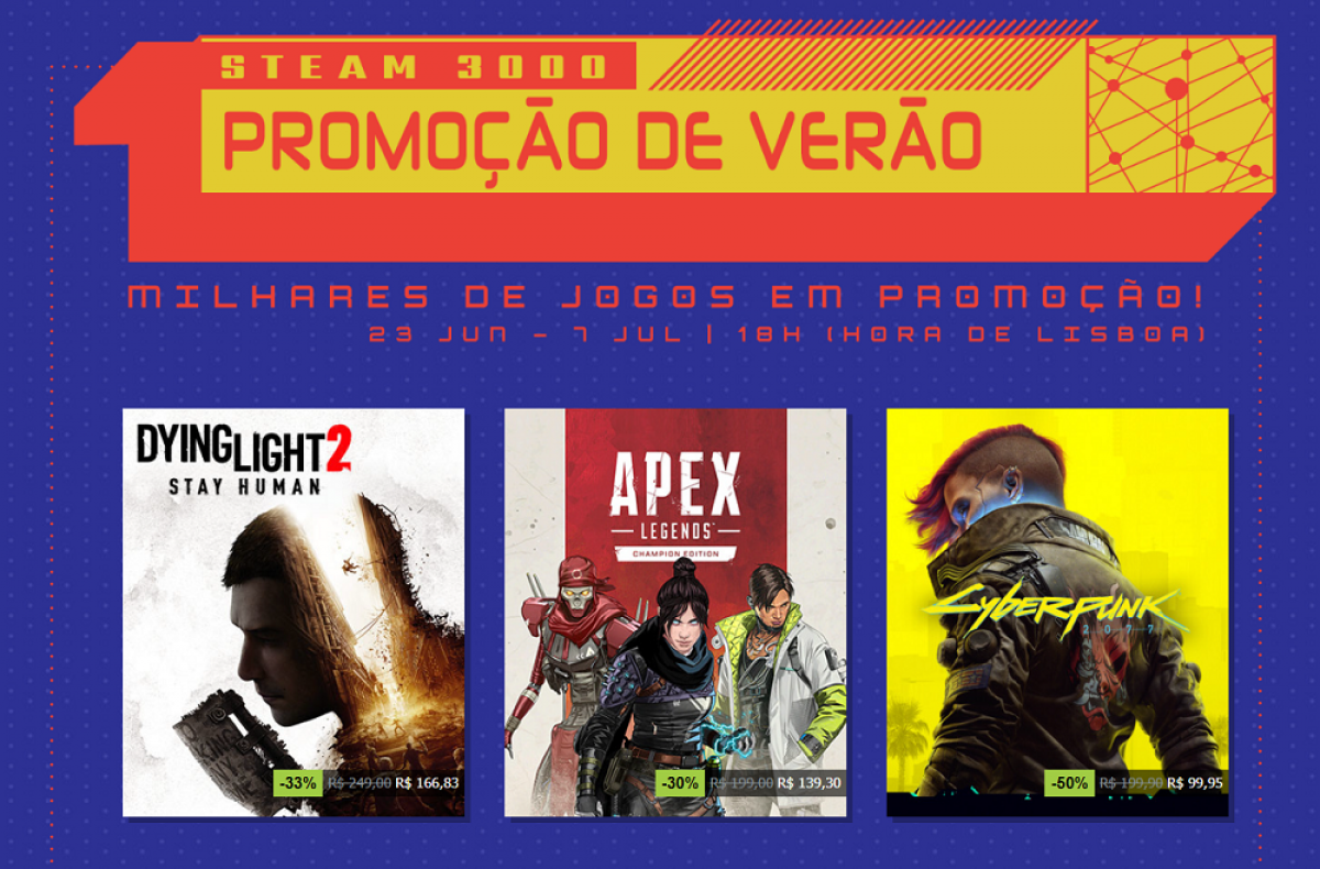 As promoções de Verão da Steam começaram. : r/gamesEcultura