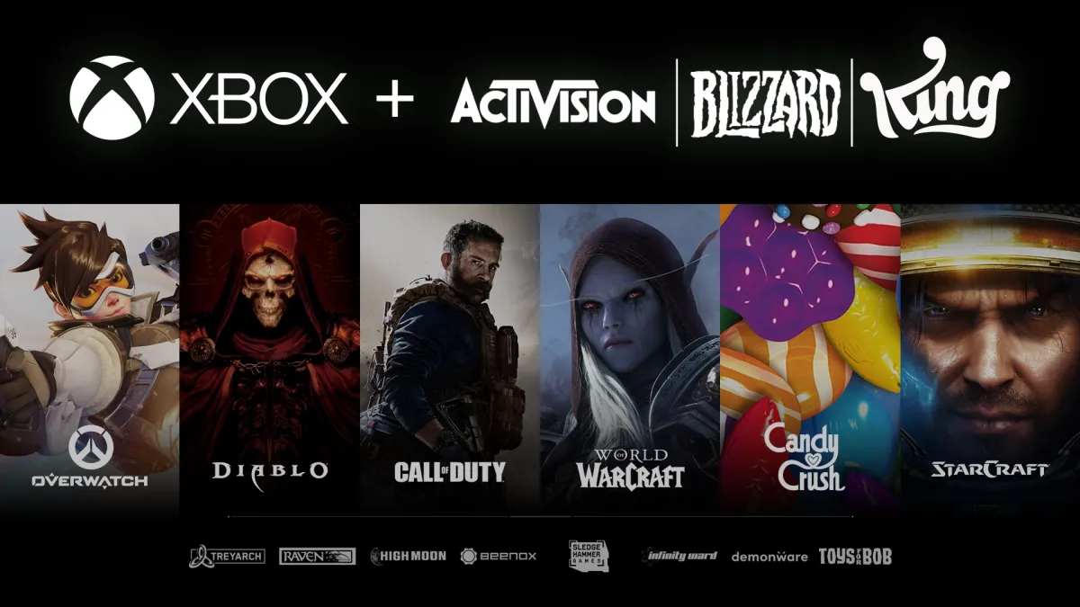 Xbox faz anúncio importante sobre jogos da Activision Blizzard