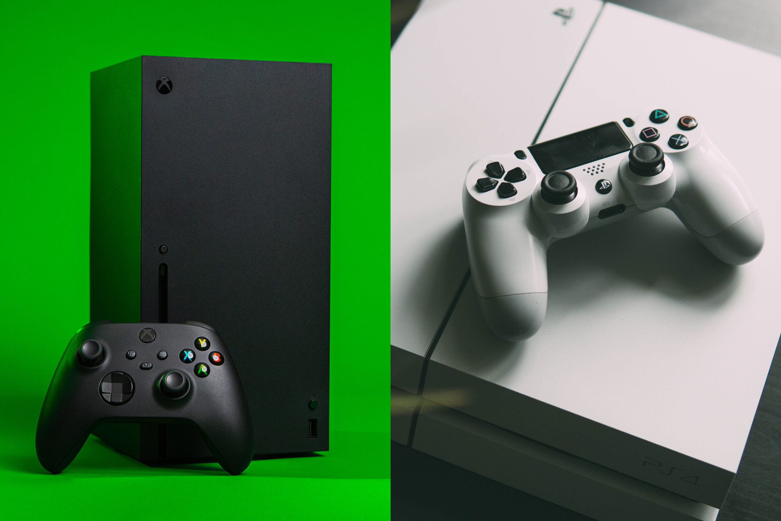 PS4 ou Xbox One? REVELADO o CONSOLE MAIS VENDIDO (Imagem: Billy Freeman, Nikita Kachanovsky/ Unsplash)